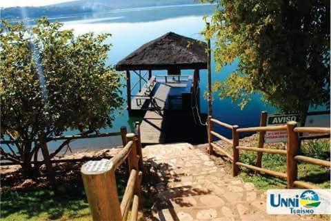 Aldeia Do Lago C204- Com Cozinha , Churrasqueira E Bebidas Liberadas No Parque Aquatico, Internet Banda Larga, Ponto Recarga De Carro Eletrico Caldas Novas Eksteriør bilde